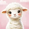 Cute Lamb Paint By Numbers