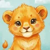 Cute Lion Paint By Numbers