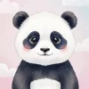 Cute Panda Paint By Numbers