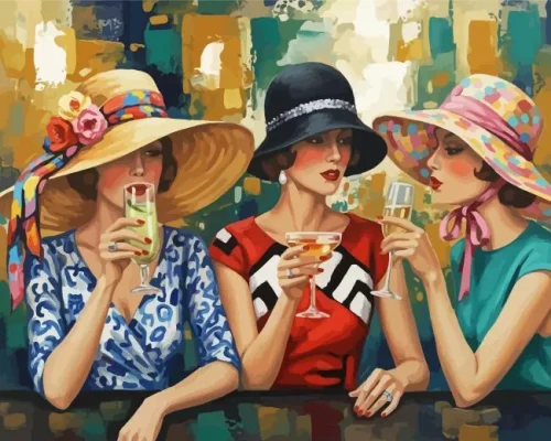 Aesthetic Deco Ladies Art Paint By Numbers 