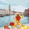 Girl In Venice Paint By Numbers