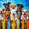 Happy Dogs Paint By Numbers