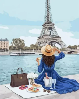 Lady In Paris Paint By Numbers 