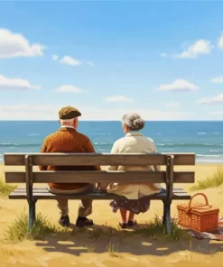 Old Couple Love Paint By Numbers
