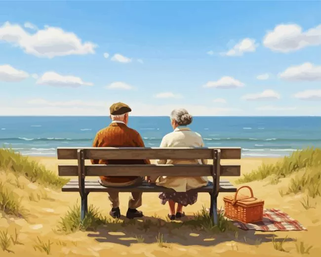 Old Couple Love Paint By Numbers
