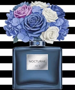 Perfume Flowers Paint By Numbers