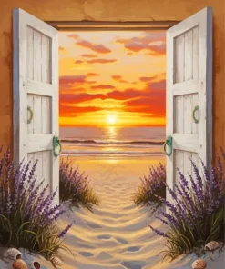 Sunset Time Paint By Numbers