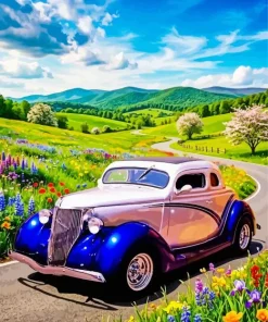 1936 Ford Paint By Numbers