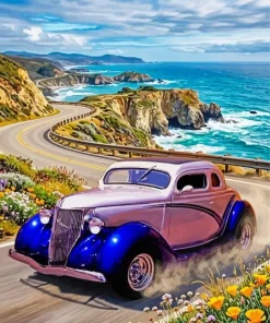 1936 Ford Car Paint By Numbers