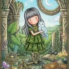 Gorjuss Girl And Owl Paint By Numbers