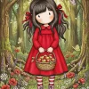 Gorjuss Girl With Apple Basket Paint By Numbers