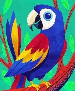 Macaw Bird Paint By Numbers