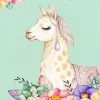 Cute Llama Paint By Numbers