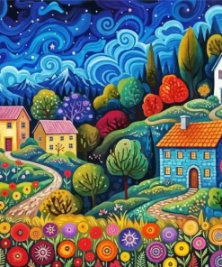 Floral Garden Paint By Numbers