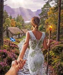 Follow Me To Scotland Paint By Numbers