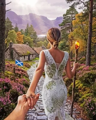 Follow Me To Scotland Paint By Numbers