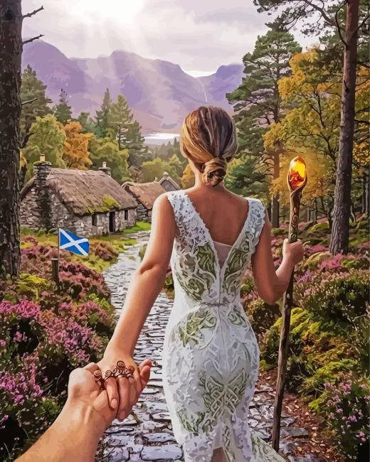 Follow Me To Scotland Paint By Numbers