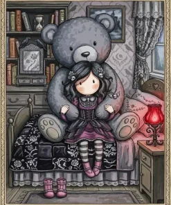 Goth Gorjuss Girl Paint By Numbers