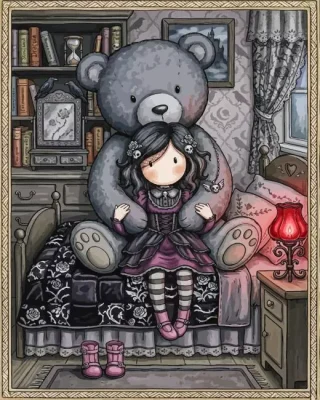 Goth Gorjuss Girl Paint By Numbers 