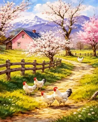 Cute Cow Paint By Numbers 