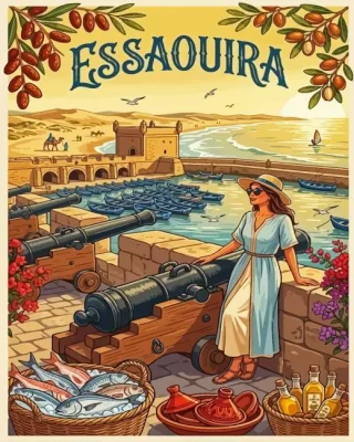 Essaouira Morocco Paint By Numbers 