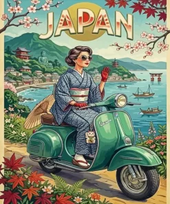 Japan Trip Paint By Numbers