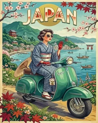 Japan Trip Paint By Numbers 