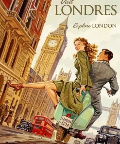 Visit Londres Paint By Numbers
