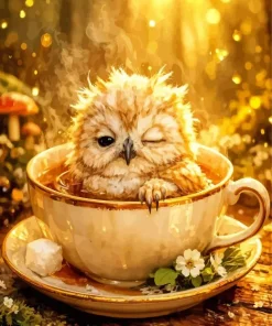 Cute Owl Paint By Numbers