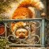 Funny Cat Paint By Numbers