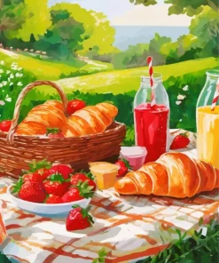 Picnic Time Paint By Numbers