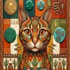 Whimsical Cat Art Paint By Numbers