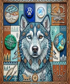 Whimsical Dog Paint By Numbers