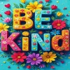 Be Kind Paint By Numbers