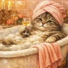 Fancy Cat Paint By Numbers