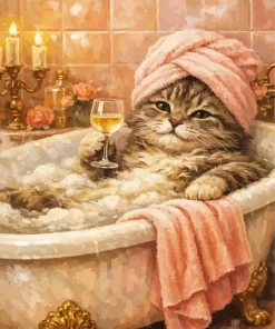 Fancy Cat Paint By Numbers