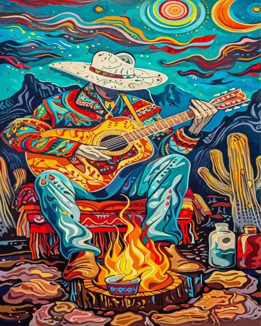 Mexican Man Paint By Numbers