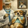 Mr Dentist Cat Paint By Numbers