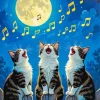 Singing Cats Paint By Numbers