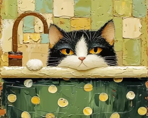 Cat Art Paint By Numbers