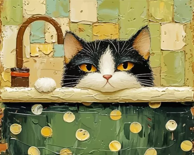 Cat Art Paint By Numbers