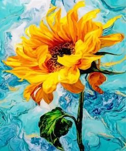 Yellow Flower Paint By Numbers