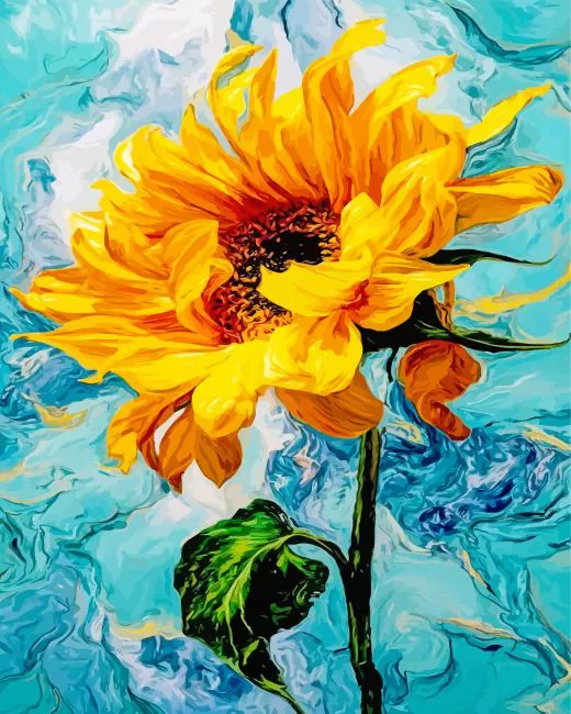 Yellow Flower Paint By Numbers