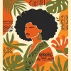 Afro Lady Art Paint By Numbers