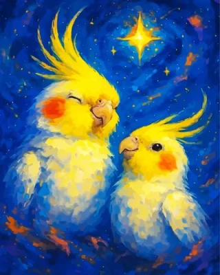 Birds In Love Paint By Numbers 