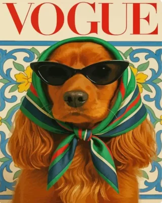 Classy Dog Paint By Numbers 