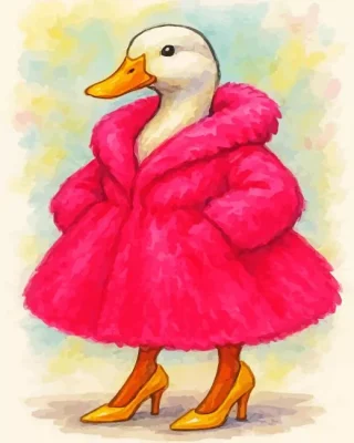 Classy Duck Paint By Numbers