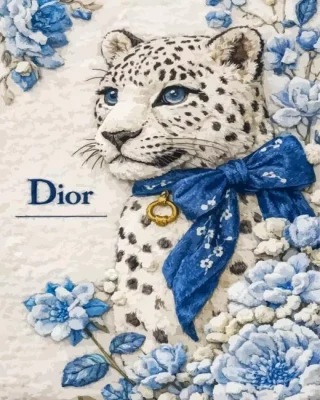Dior Leopard  Paint By Numbers 