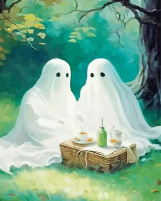 Ghosts Picnic By Numbers 