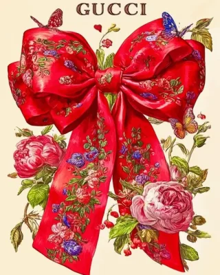 Gucci Bow Paint By Numbers